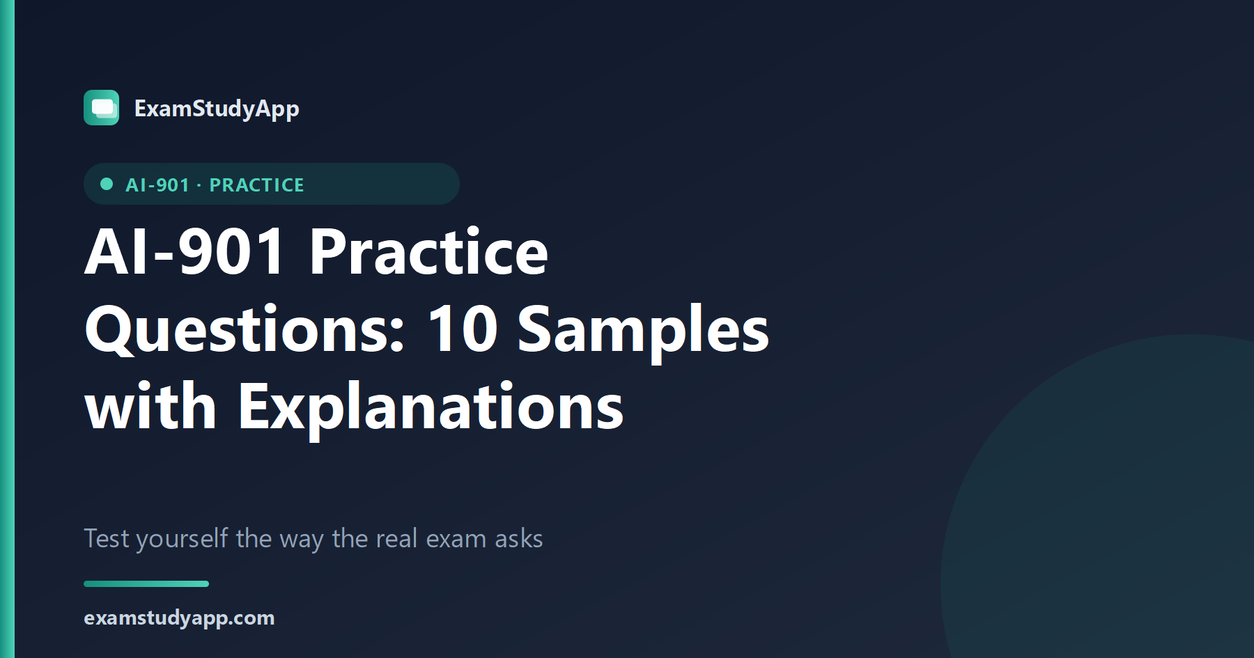 AI-901 practice questions with explanations cover image