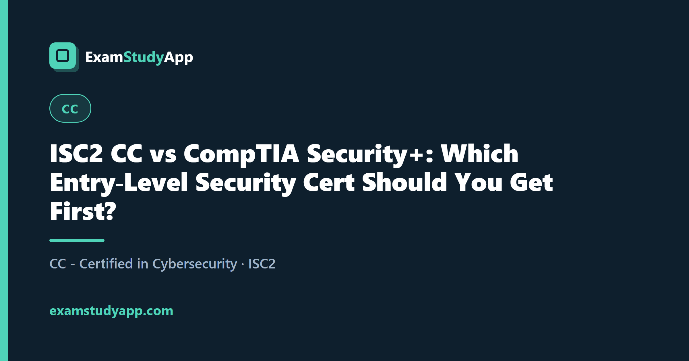 ISC2 CC vs CompTIA Security+: Which Entry-Level Security Cert Should You Get First?